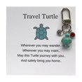 thumbnail image 1 of WIFKLSIIPG 26 Letter Handmade Turtle Keychain Turtle Combination Pendant 26 Letter Surname Travel Turtle Keychain Pendant 26 Letter Surname Mark Alphabet Gemstone Turquoise Jewelry Pendant, 1 of 3