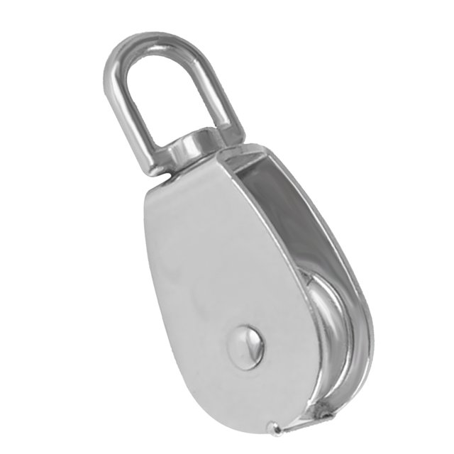 jinwen 1x M15 Single Wheel Swivel Rigging Pulley Block Mountain Climbing New