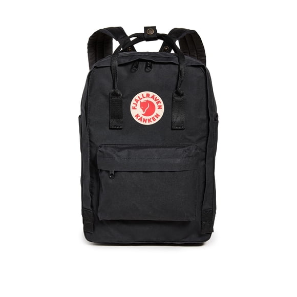 Fjallraven Sac à Dos pour Ordinateur Portable Kanken 15 Pouces pour Femmes, Noir, Taille Unique