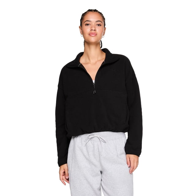 Athletic Works Women's Half Zip Sweatshirt