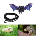 thumbnail image 3 of Bearded Dragon Lizard Leash Harness, Leash Adjustable Leather Lizard Reptiles Harness Leash For Amphibians And Other Small Pet Animals Sugar Glider Harness And Leash Set, 3 of 8