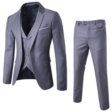 CEHVOM Complet de Mode pour Homme Veste + Gilet + Pantalon de Complet Complet Trois Pièces