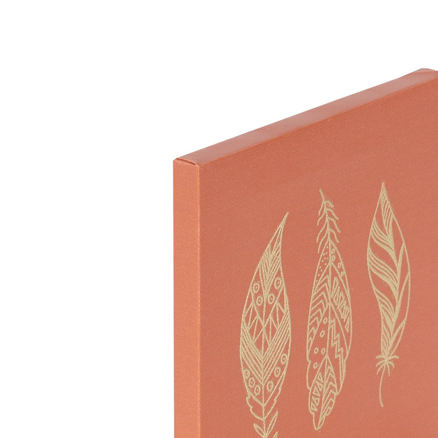 Toile embellie plumes
