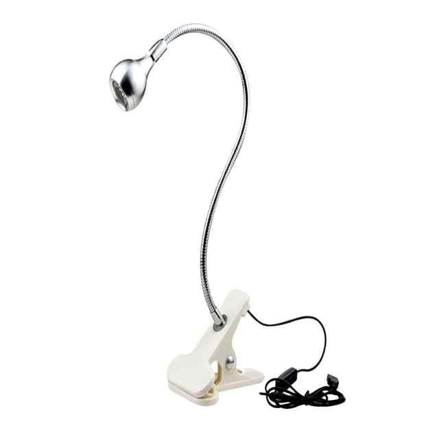 Flexible LED Table lamp USB Desk Holder Clip Bed Study Reading Book Feeding Bulb