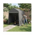 thumbnail image 3 of AKDSteel Tente de Rangement Extérieure Robuste, Abri d'Auto Imperméable et Résistant aux UV avec Portes à Glissière Enroulables et Évents, 3 of 7