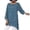 Blue, variant on Womens T Shirts Tops Plus Size Long Sleeve Irregular Hem Baggy Ladies Summer Tunic Fall Clothes for Women Tees Blouses Pink Size 3XL