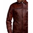 thumbnail image 3 of Red Leather Biker Jacket Mens Leather Motorcycle Jacket Red Leather Jacket Mens Cafe Racer Leather Motorcycle Jacket Leather Biker Jacket size XXXS, 3 of 5