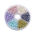 thumbnail image 1 of 1 Lot de 4mm Perles Rondes en Verre DIY Perles Colorées Perles d'Espacement Accessoires pour Fabrication de Bijoux DIY (Style Mixte 3, Environ 810 Pcs), 1 of 5