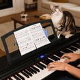 thumbnail image 3 of Music Sheet Stand Holder Compatible with Multiple Keyboard Models Durable Folding Design for Musicians, 3 of 3