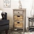 thumbnail image 1 of Safavieh Everly Contemporary Side Table with Drawer and Two Baskets, 1 of 9
