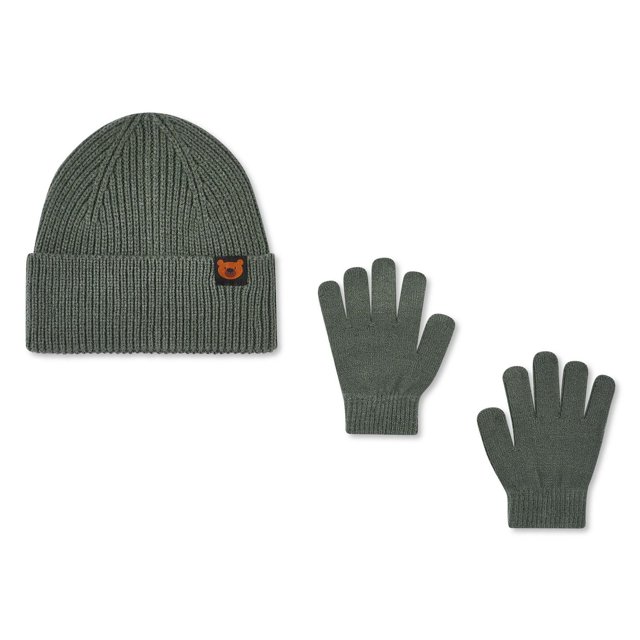 Ensemble 2 pièces avec tuque et gants George pour petits garçons