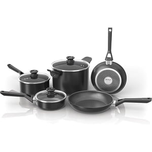 Ninja NeverStick Select 8-Piece Cookware Set Open Box PFAS-Free Nonstick Induction Compatible Dishwasher Safe CW58000C