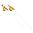 thumbnail image 1 of Greenadscape 2pcs Water Flowing Faucet Fountain Golden Plastic DIY Accessories for Adults, 1 of 8