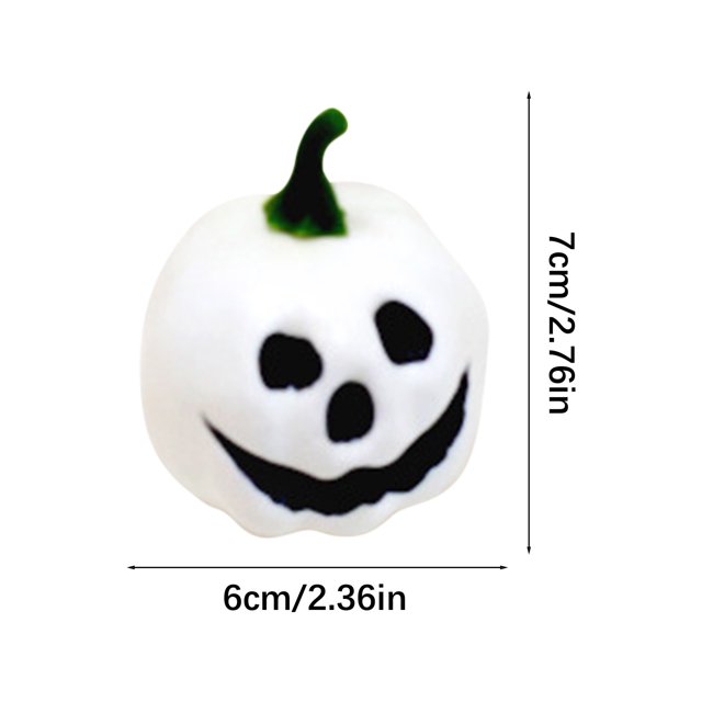 Halloween Window Decorations 10-Piece Foam Pumpkin Set for Home, Party, Thanksgiving, and Fall Holiday Display