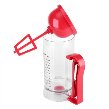 ESTINK Cordless Electric Battery Powered Mixer Dispenser Pancake Cupcake Waffle Batter Maker Machine, Electric Batter Mixer