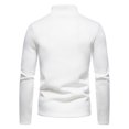 thumbnail image 4 of CEHVOM Chemise à Fermeture Éclair pour Hommes Col Roulé Décontracté, 4 of 4
