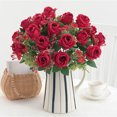 thumbnail image 4 of YAOMOBB Realistic Artificial Flowers Realistic Artificial Flower Long lasting Fake Rose Photo Prop Table Centerpiece Wedding Party No Wither No Watering, 4 of 7