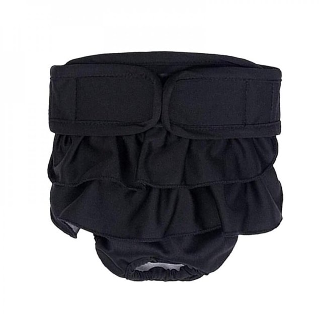 Washable Dog Diapers | Reusable Dog Diapers | Washable Female Dog Diapers | Cloth Dog Diapers for Dogs in Heat, or Dog Incontinence Diapers, gray, XXL