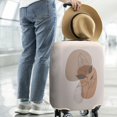 thumbnail image 2 of Travel Luggage Cover Suitcase Protector Fits 18-32 Inch Luggage Wheel Covers Patterned Travel Related Items Flower Luggage Protector Elastic Luggage Anti-scratch Suitcase Cover L, 2 of 5
