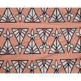thumbnail image 4 of oneOone Polyester Lycra Fabric Floral & Triangle Block Fabric Prints By Yard 56 Inch Wide, 4 of 4