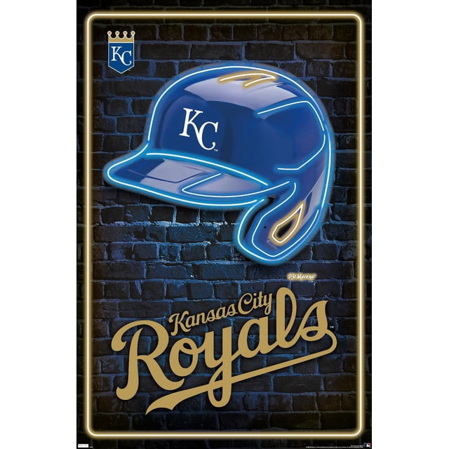 MLB Kansas City Royals - Casque néon 23