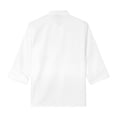 thumbnail image 4 of YONGHS Men Women Chef Coat Short/Long Sleeve Chef Shirt Custom Kitchen Restaurant Hotel Uniform Chef Jacket 09#White L, 4 of 7