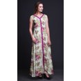 thumbnail image 3 of Bimba Robe Longue Décontractée d'Été Sans Manches à Fente avant Imprimée à Fleurs pour Femmes - Xxx-Grand, 3 of 5
