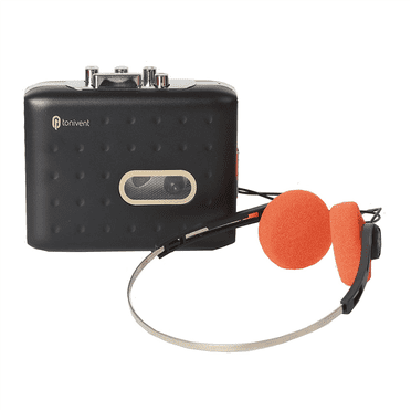 Portable Cassette Player Cassette Recorder USB C Cassette Tape to MP3 Converter Cassette Tape Player with Headphone B