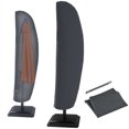 thumbnail image 1 of Outsunny Housse de Parasol Imperméable 300D avec Fermeture Éclair, Gris Foncé, 1 of 10