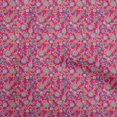 thumbnail image 1 of oneOone Polyester Spandex Magenta Fabric Kalamkari Craft Projects Decor Fabric Printed By The Yard 56 Inch Wide, 1 of 5