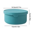 thumbnail image 2 of CEHVOM Silicone Lunch Box, Vegetable And Fruit Refrigerator Fresh-keeping Box, Portable And Sealed, 2 of 2