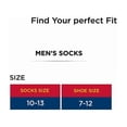 thumbnail image 5 of Genuine Dickies Men Lightweight Crew Work Socks - White - 12 Pairs (2x6PK), 5 of 5