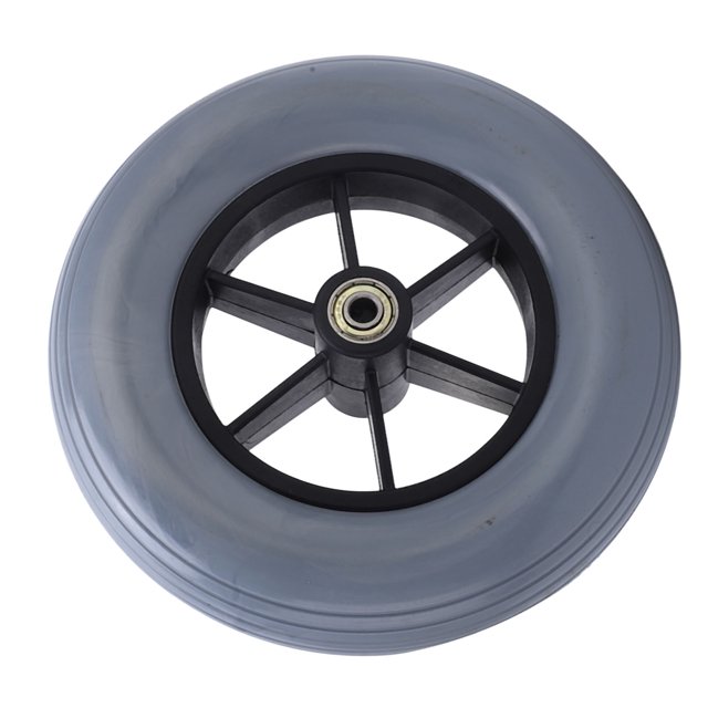 Electric Wheelchair Caster, Durable 194mm Simple Installation Wheelchair Wheel PU For Replacement