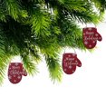 thumbnail image 3 of Christmas Flat Mitt Shape Ornament - Set of 6, 3 of 3