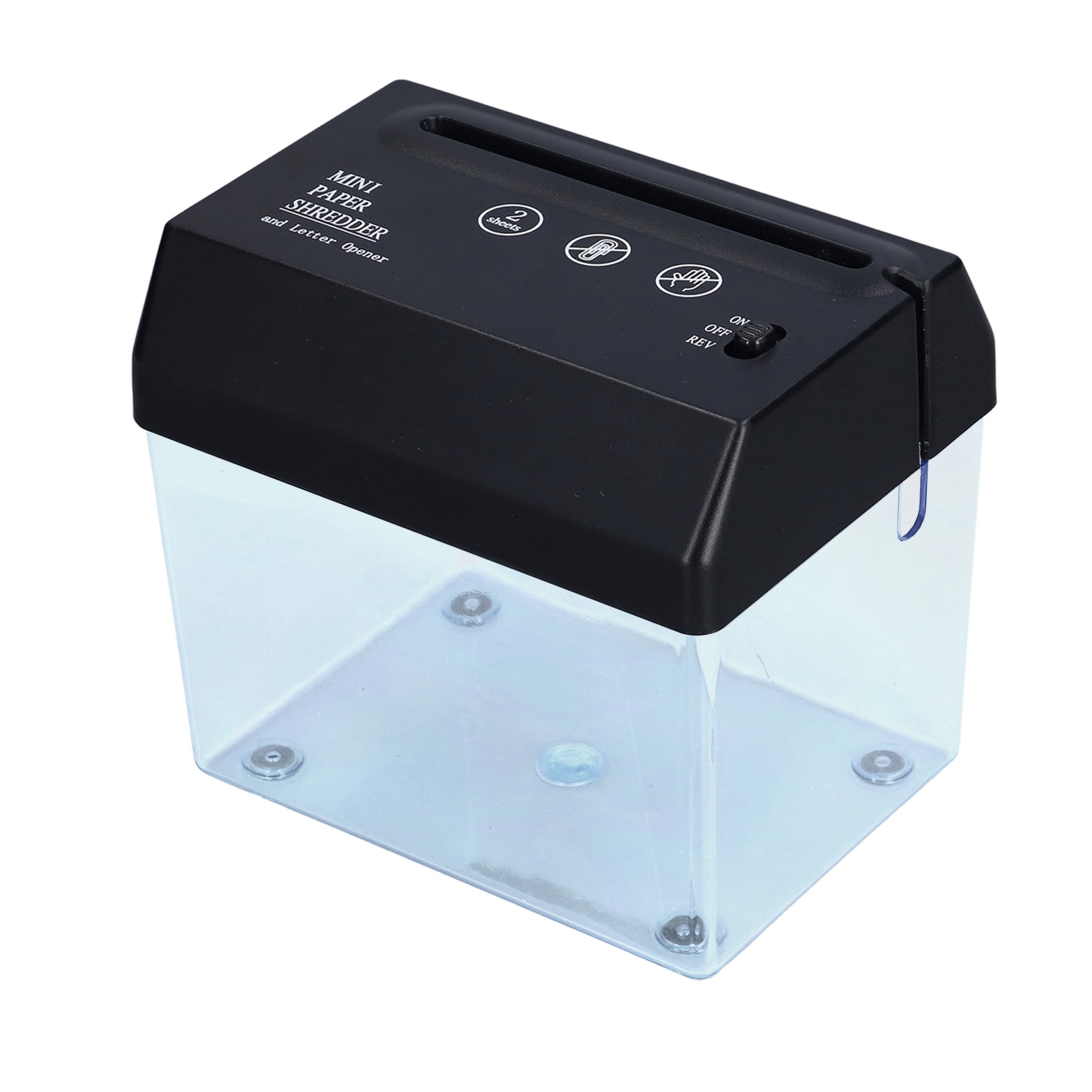 Paper Shredder, Wear Resistant Wide Application Portable Size Mini Paper Shredder Light Weight  For Office For School For Home