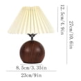 thumbnail image 2 of Rewenti Decor Collection Brown Ceramic Table Lamp, 2 of 4