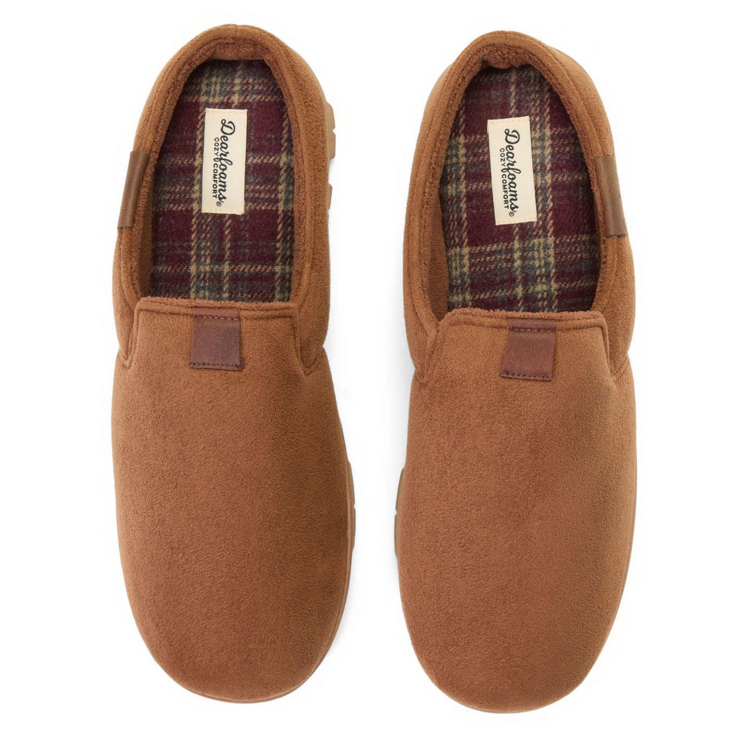 Dearfoams Cozy Comfort Men's Shaped Tab Clog Slippers