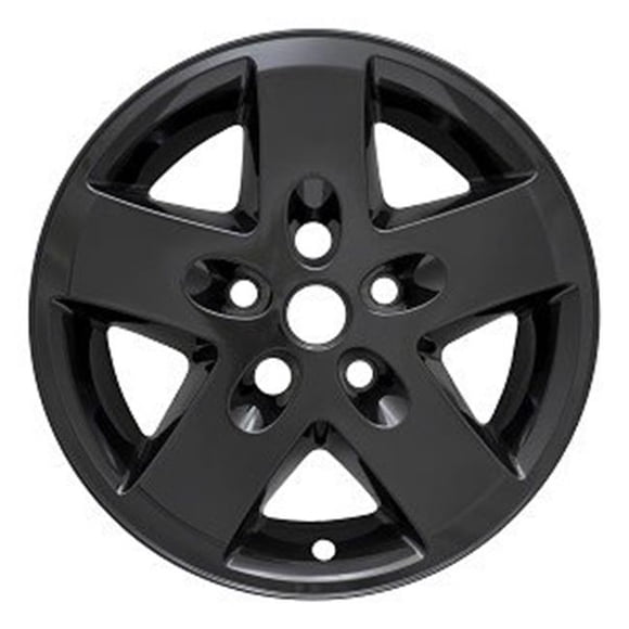 17 in. Wheel Cover for 2007-2018 Jeep Wrangler JK, Black
