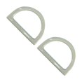 thumbnail image 1 of 2Pcs Women Purse Handles Belt Replacement DIY Handmade for Purse Making Handles Replacement Tote Purse Making white D shape, 1 of 8
