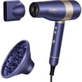 thumbnail image 1 of CONFU Ionic Hair Dryer with Diffuser & Nozzle, K10 (Purple), 1 of 9