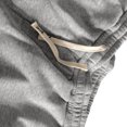 thumbnail image 2 of Ceisia Men Solid Color Loose Casual Pants Elastic Waist Drawstring Sports Gift Work Trousers, 2 of 7