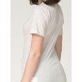 thumbnail image 2 of American Apparel - Triblend Track Tee, XL, Tri-Black, 2 of 5