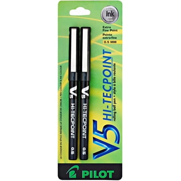 Pilot Hi-Tecpoint V5 Stylos à bille roulante - Noir