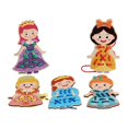 thumbnail image 4 of HILABEE Lacing Cards Gift for Boys Girls Wood Early Development Lacing Playing Games Style C, 4 of 9