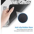 thumbnail image 3 of Japanese Black White Cherry Blossom Gaming Mouse Pad XL Extended Large Mousepad with Nonslip Rubber Base Stitched Edges Laptop Computer Keyboard Desk Mat for Office Home Gamer, 3 of 5