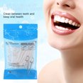 thumbnail image 1 of PVCS Oral Care Floss 50 Large Boxed Floss Sticks Clean Disposable Floss Pick Floss Box Floss, 1 of 9