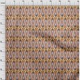 thumbnail image 3 of oneOone Cotton Silk Fabric Ethnic Ikat Printed Fabric 1 Yard 42 Inch Wide, 3 of 4