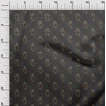 thumbnail image 3 of oneOone Rayon Gray Fabric Floral Sewing Craft Projects Fabric Prints By Yard 56 Inch Wide, 3 of 5