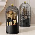 thumbnail image 3 of Transparent Dustproof Cosmetic Storage Box Makeup Brush Storage Box Suitable for Dressing Table Bathroom Countertop B, 3 of 7