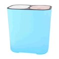 thumbnail image 2 of Dvkptbk bathroom trash can Compartment Trash Can for Kitchen Waste White Waste Container with Lid for Dry and Wet Separation Stylish Home Garbage Bin, 2 of 6